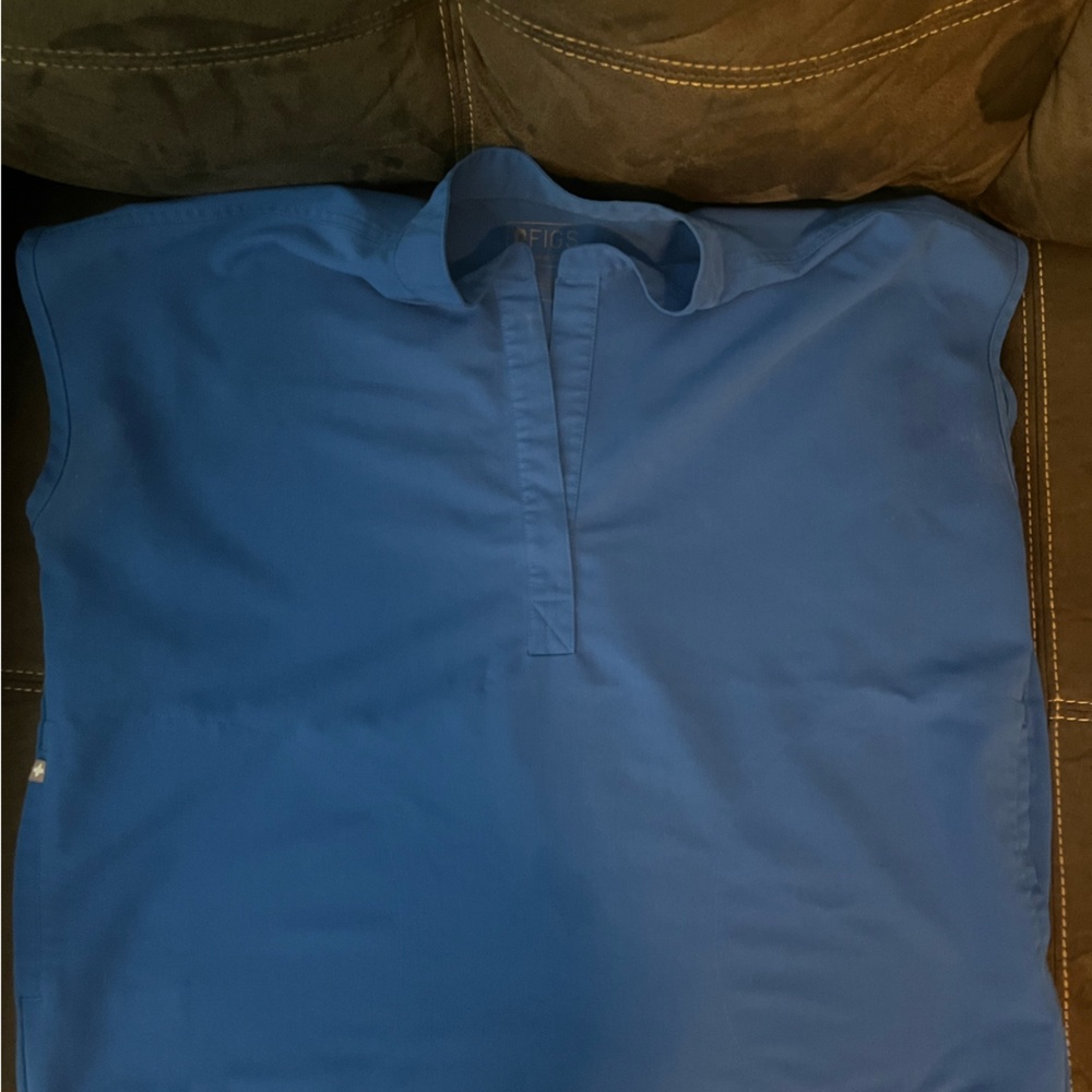 FIGS Royal Blue Scrub Top